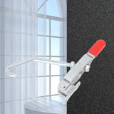 J Hook Toggle Clamp GH 452 Adjustable Quick Release Pull Latch Heavy Duty Toggle Latch Clamp for Door Case Trunk Smoker Lid