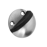Dome Door Stop 304 Stainless Steel Sound Dampening Floor Door Bumper Punching Free Collision Proof - Top-Down View