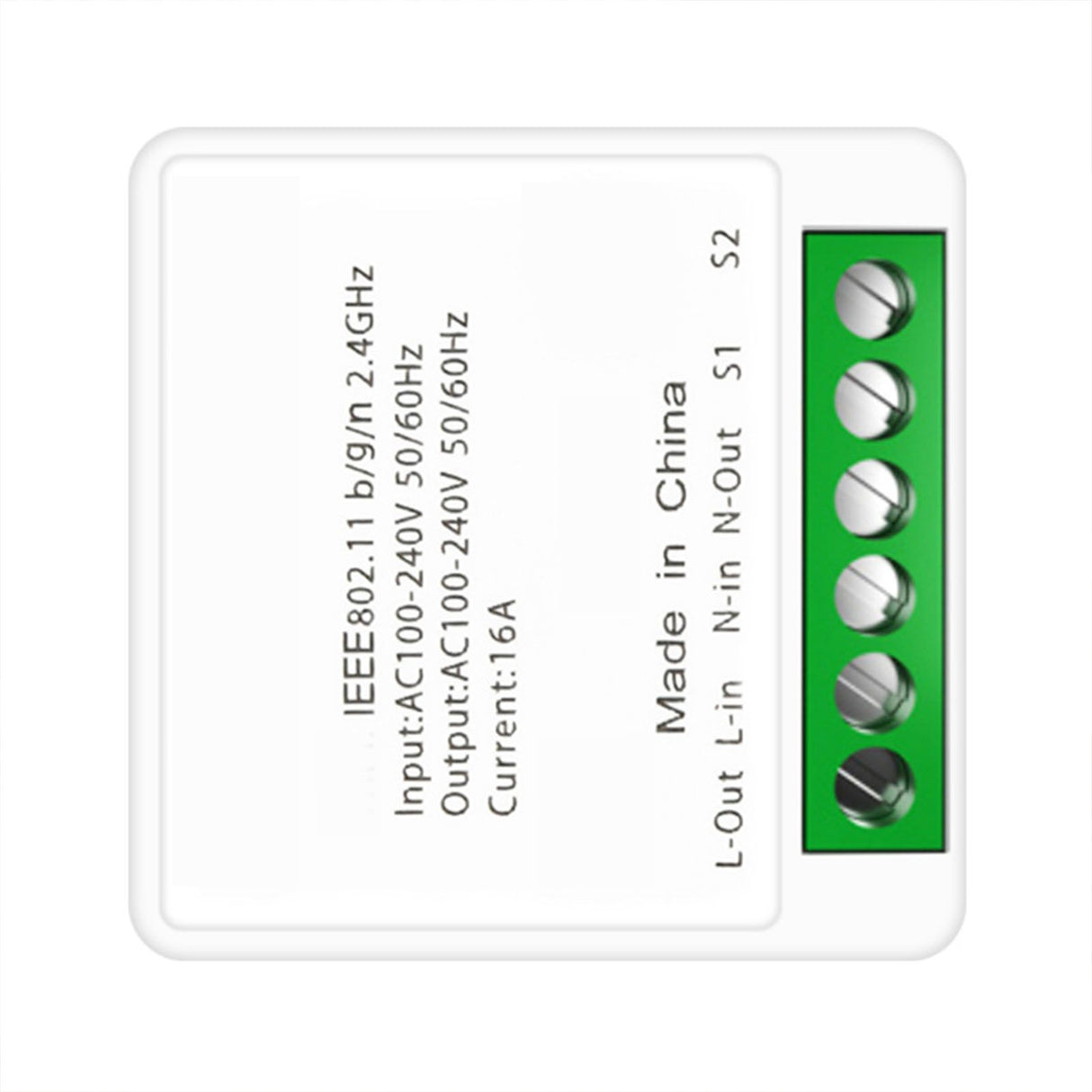 Smart Light Switch PCV WiFi APP Remote Control DIY On and Off Switch for Tuya 16A White