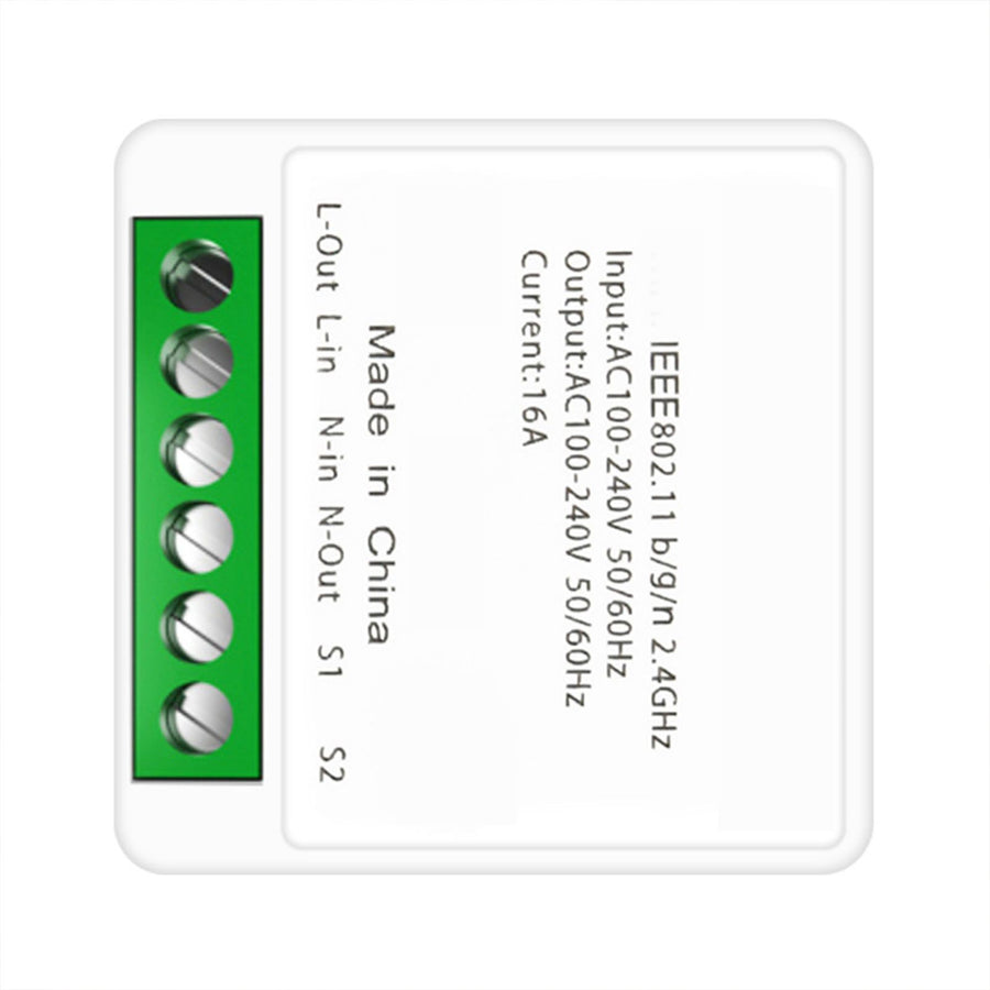 Smart Light Switch PCV WiFi APP Remote Control DIY On and Off Switch for Tuya 16A White