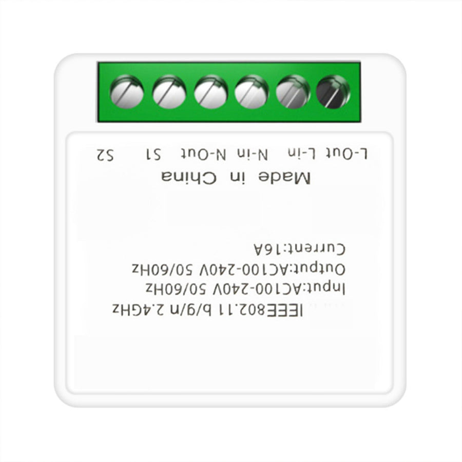 Smart Light Switch PCV WiFi APP Remote Control DIY On and Off Switch for Tuya 16A White