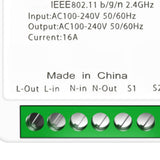 Smart Light Switch PCV WiFi APP Remote Control DIY On and Off Switch for Tuya 16A White