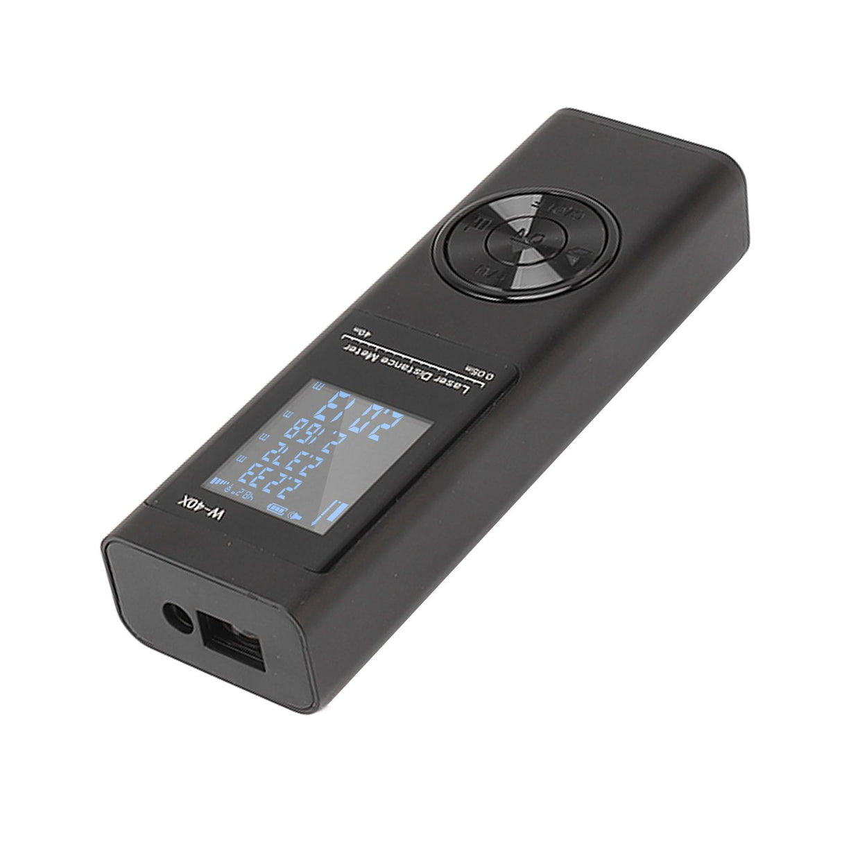 Laser Distance Meter High Accuracy Rechargeable 131ft Handheld Rangefinder with Electronic Level for Area Volume
