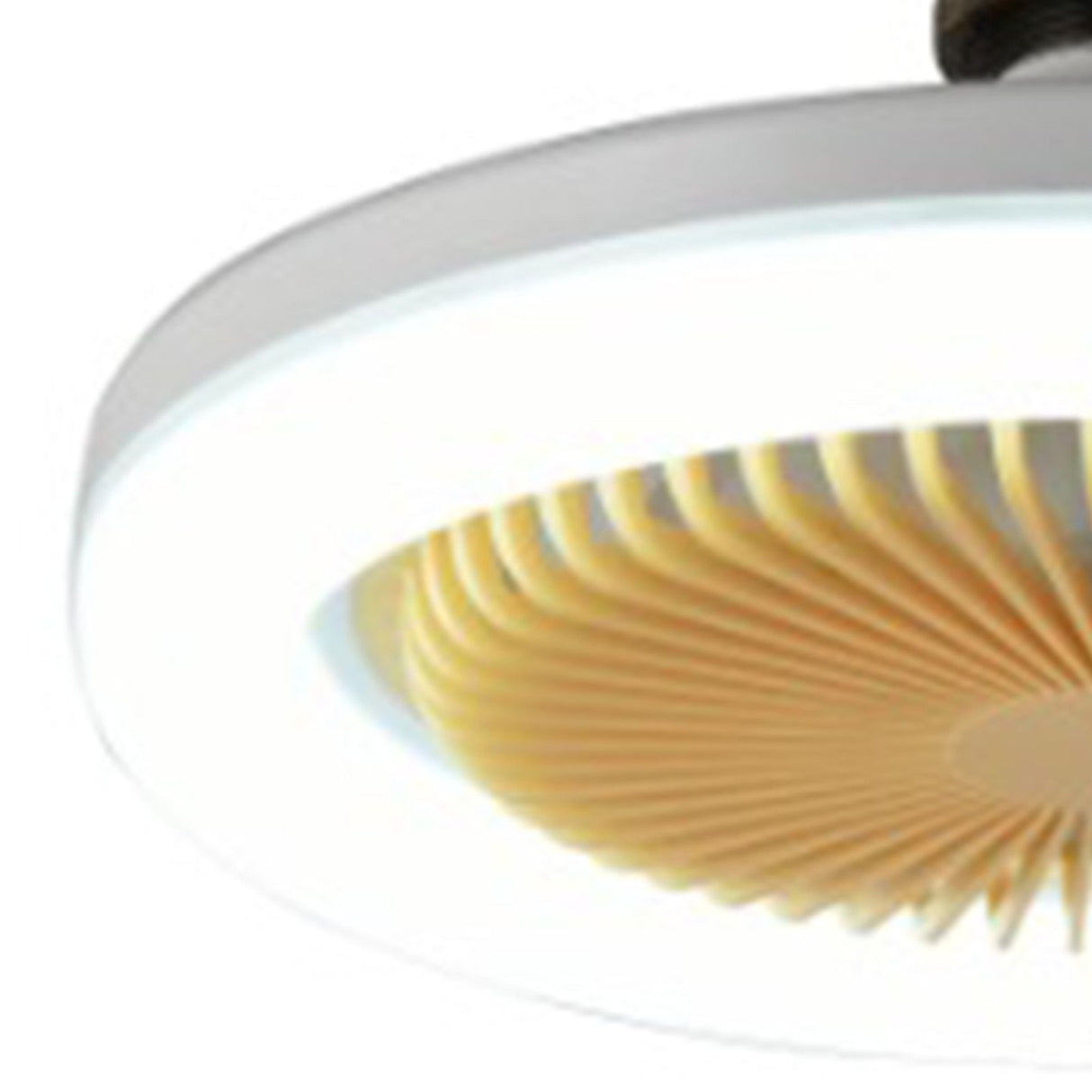 Ceiling Fan Light 30W ABS Housing 9.8in 2 in 1 White E27 LED Mini Lighting Ceiling Fan for Living Room