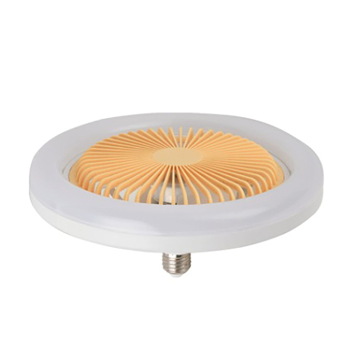 Ceiling Fan Light 30W ABS Housing 9.8in 2 in 1 White E27 LED Mini Lighting Ceiling Fan for Living Room