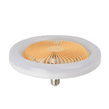 Ceiling Fan Light 30W ABS Housing 9.8in 2 in 1 White E27 LED Mini Lighting Ceiling Fan for Living Room