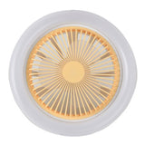 Ceiling Fan Light 30W ABS Housing 9.8in 2 in 1 White E27 LED Mini Lighting Ceiling Fan for Living Room - Extra Image