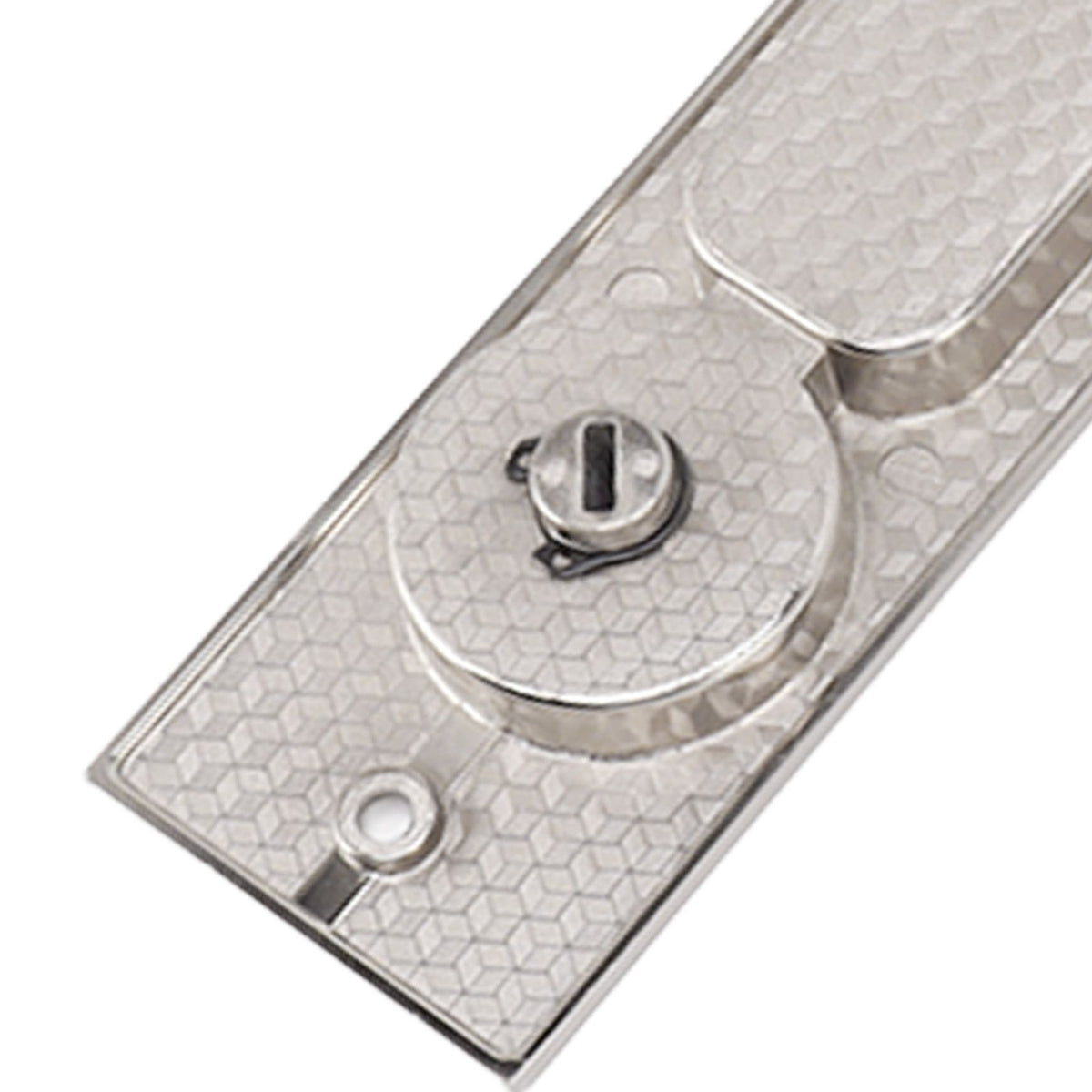 Sliding Door Mortise Lock with 2 Keys Zinc Alloy Invisible Recessed Handle Latch Pocket for Wood Furniture Hardware Brushed Nickel