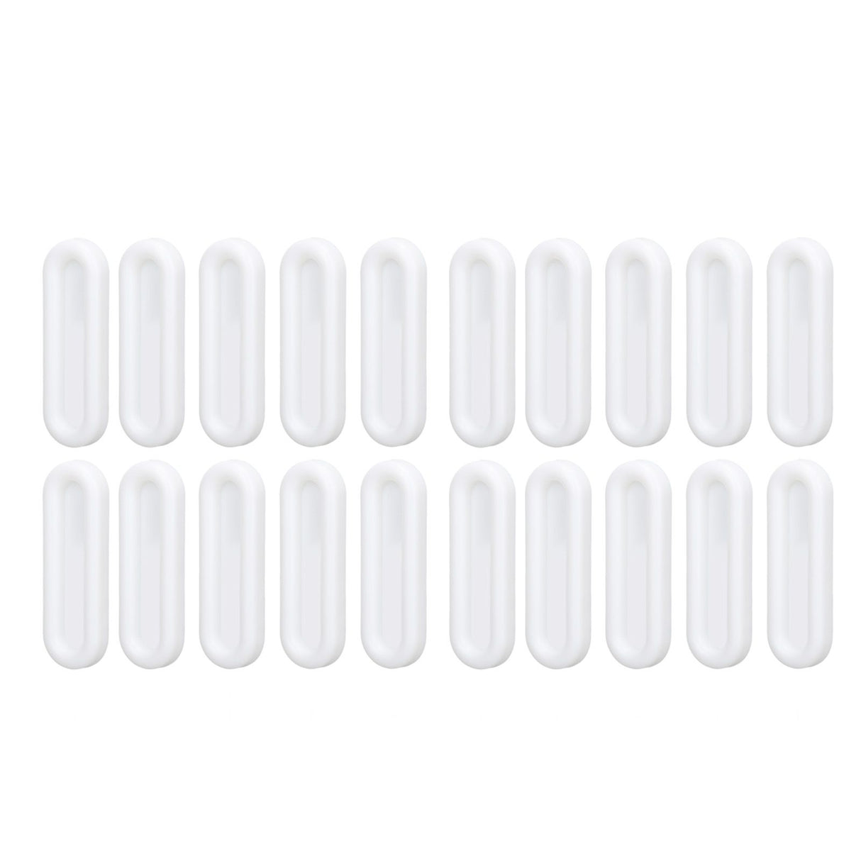 20 PCS Self Stick Pull Handle Light Weight Instant Stick On Handle for Window Door Cabinet