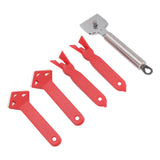 5Pcs Caulking Tool Sealant Caulk Grout Remover Scraper Set Kit for Repair Cleaning
