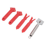 5Pcs Caulking Tool Sealant Caulk Grout Remover Scraper Set Kit for Repair Cleaning