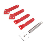 5Pcs Caulking Tool Sealant Caulk Grout Remover Scraper Set Kit for Repair Cleaning