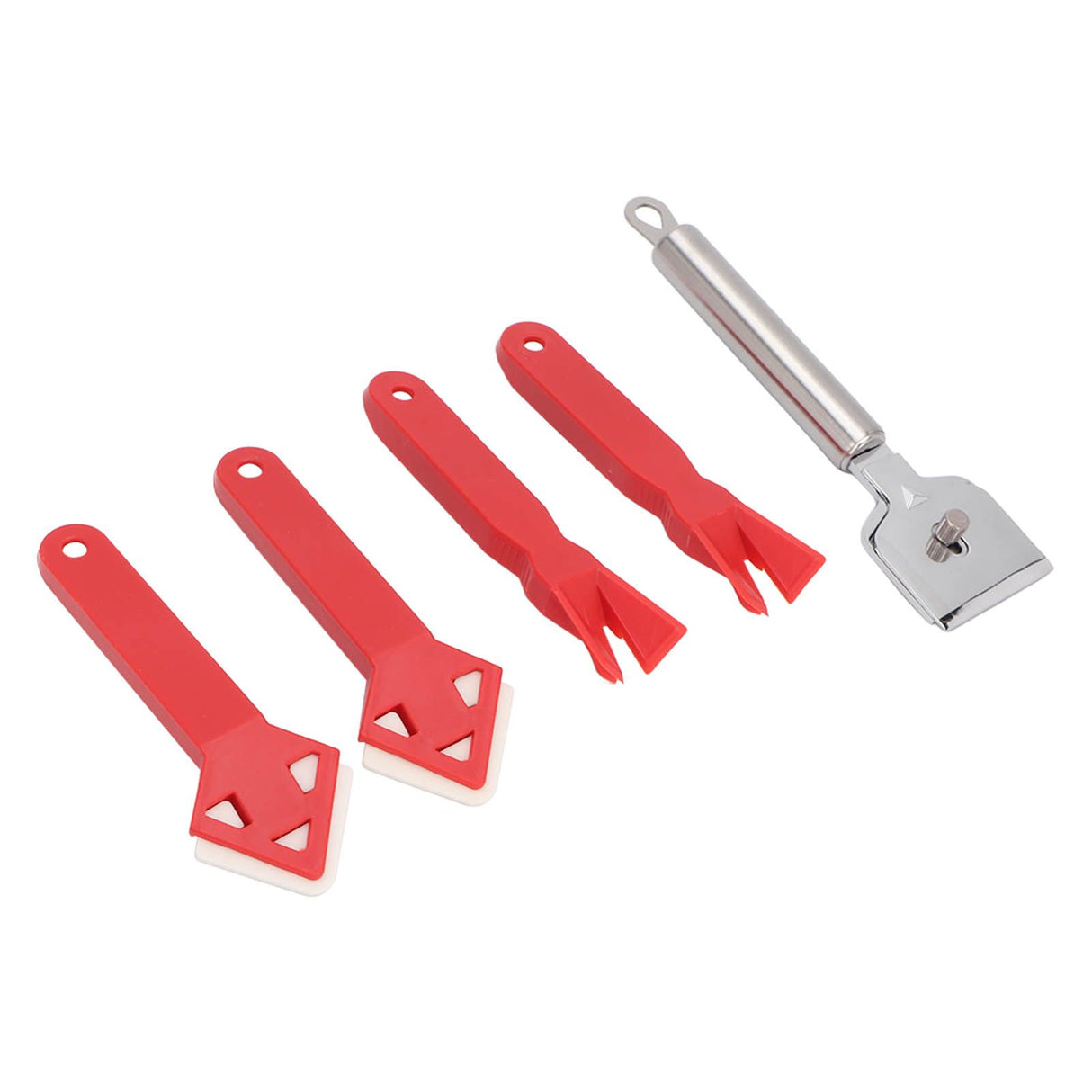 5Pcs Caulking Tool Sealant Caulk Grout Remover Scraper Set Kit for Repair Cleaning