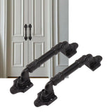 2PCS Door Handle Heavy Duty Smooth Surface Black Flexible Door Levers for Warehouse Door Sliding Door - Extra Image