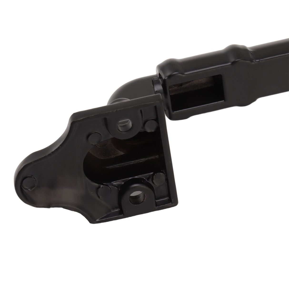 2PCS Door Handle Heavy Duty Smooth Surface Black Flexible Door Levers for Warehouse Door Sliding Door