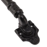 2PCS Door Handle Heavy Duty Smooth Surface Black Flexible Door Levers for Warehouse Door Sliding Door - Extra Image