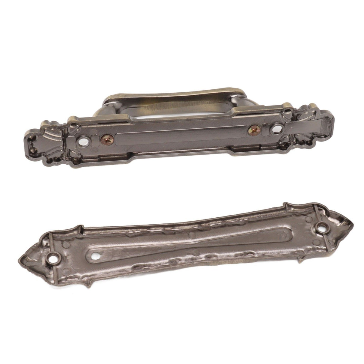 Barn Door Handle Iron Rust Prevention Farmhouse Pulling Handles for Cabinets Closets Drawers Doors Wardrobes Antique Bronze