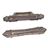 Barn Door Handle Iron Rust Prevention Farmhouse Pulling Handles for Cabinets Closets Drawers Doors Wardrobes Antique Bronze - Rear View