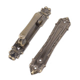 Barn Door Handle Iron Rust Prevention Farmhouse Pulling Handles for Cabinets Closets Drawers Doors Wardrobes Antique Bronze