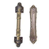 Pull Handle Bronze Exquisite Vintage Style Electroplated Gate Pull Sliding Door Handle - Side View