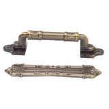 Pull Handle Bronze Exquisite Vintage Style Electroplated Gate Pull Sliding Door Handle
