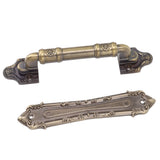 Pull Handle Bronze Exquisite Vintage Style Electroplated Gate Pull Sliding Door Handle