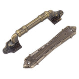Pull Handle Bronze Exquisite Vintage Style Electroplated Gate Pull Sliding Door Handle - Extra Image