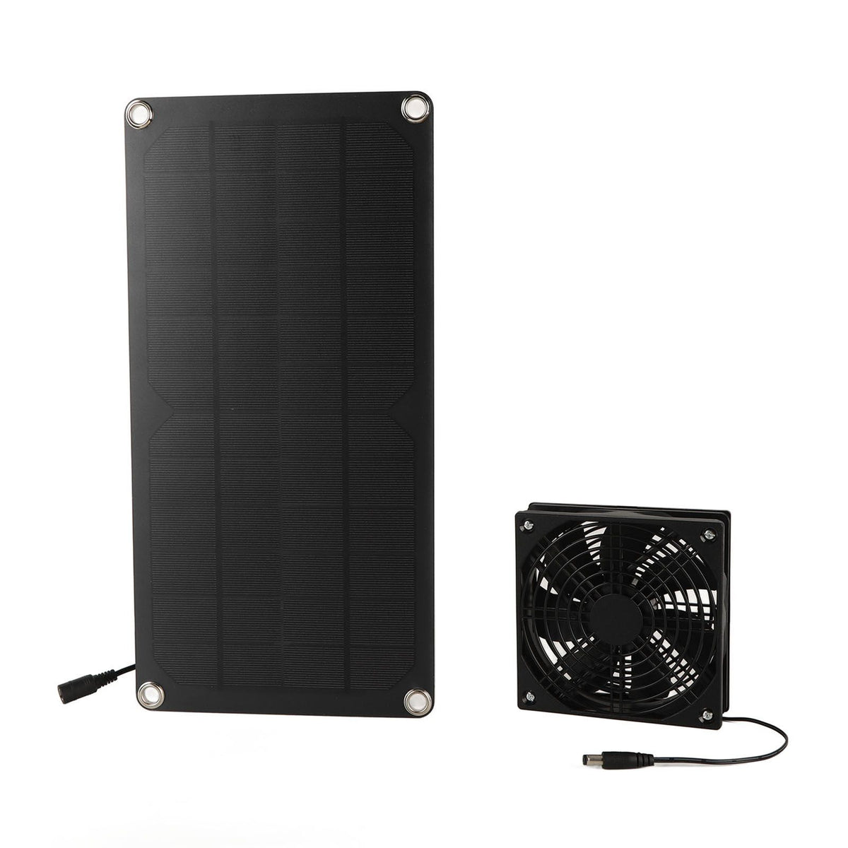 Solar Panel Fan Kit 20W Powered Mini Portable for Greenhouse Chicken Coop Pet House Window Exhaust