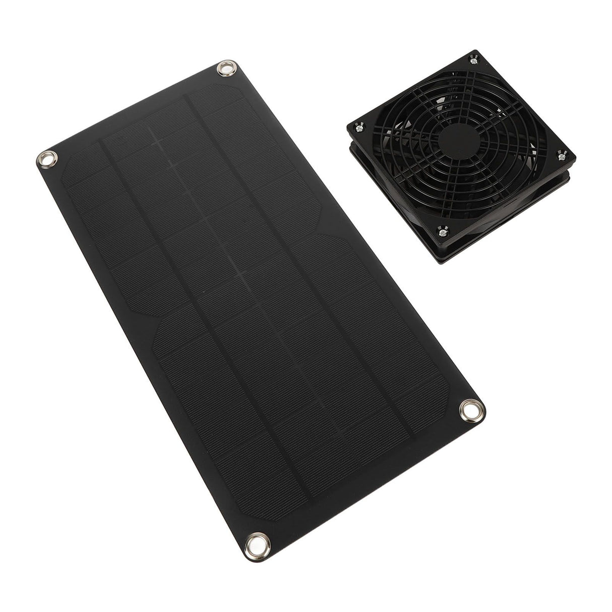 Solar Panel Fan Kit 20W Powered Mini Portable for Greenhouse Chicken Coop Pet House Window Exhaust