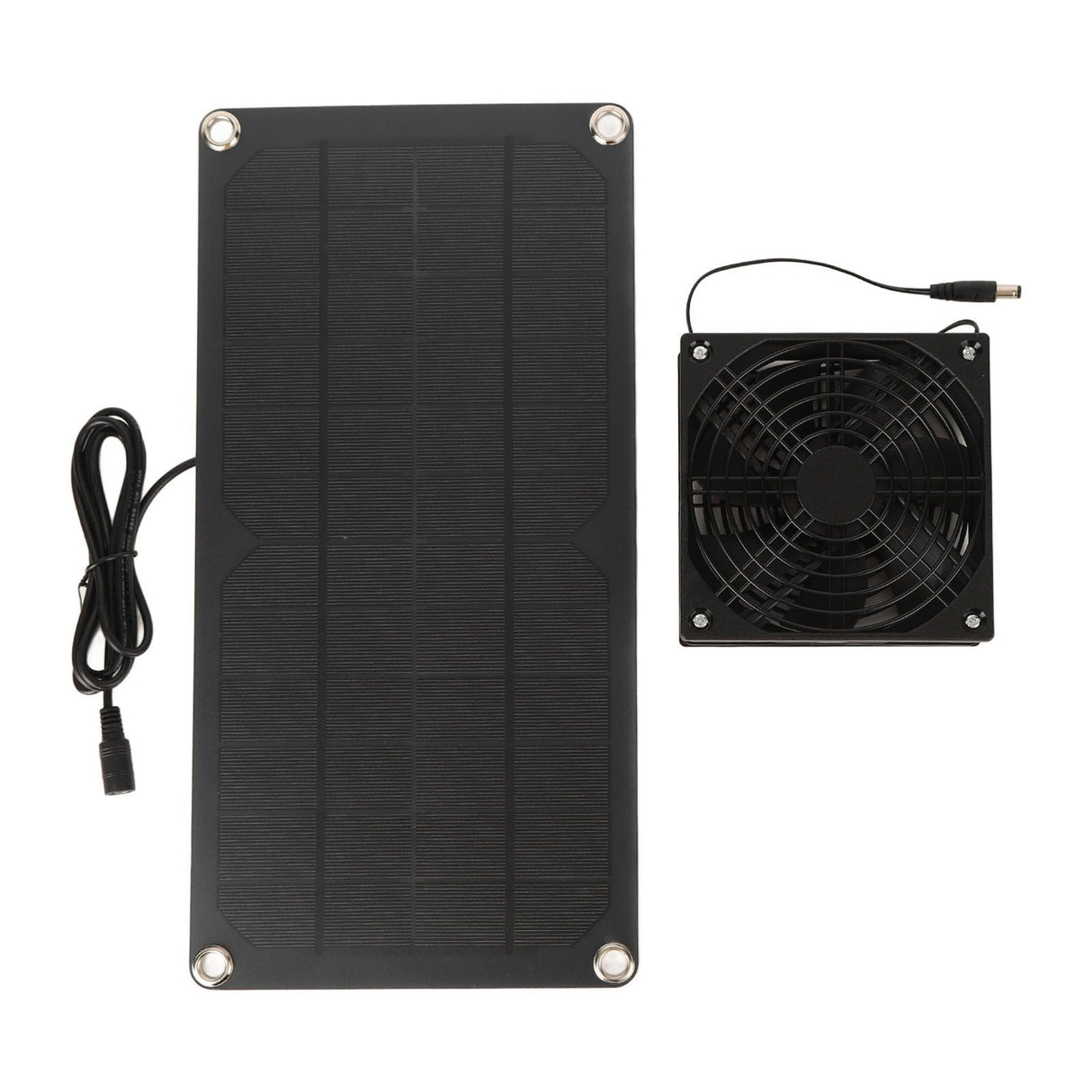 Solar Panel Fan Kit 20W Powered Mini Portable for Greenhouse Chicken Coop Pet House Window Exhaust