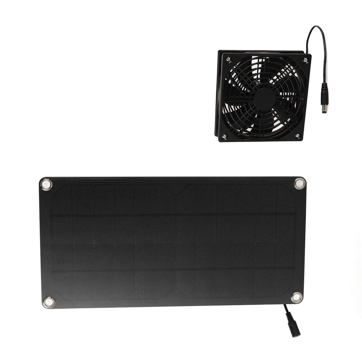Solar Panel Fan Kit 20W Powered Mini Portable for Greenhouse Chicken Coop Pet House Window Exhaust