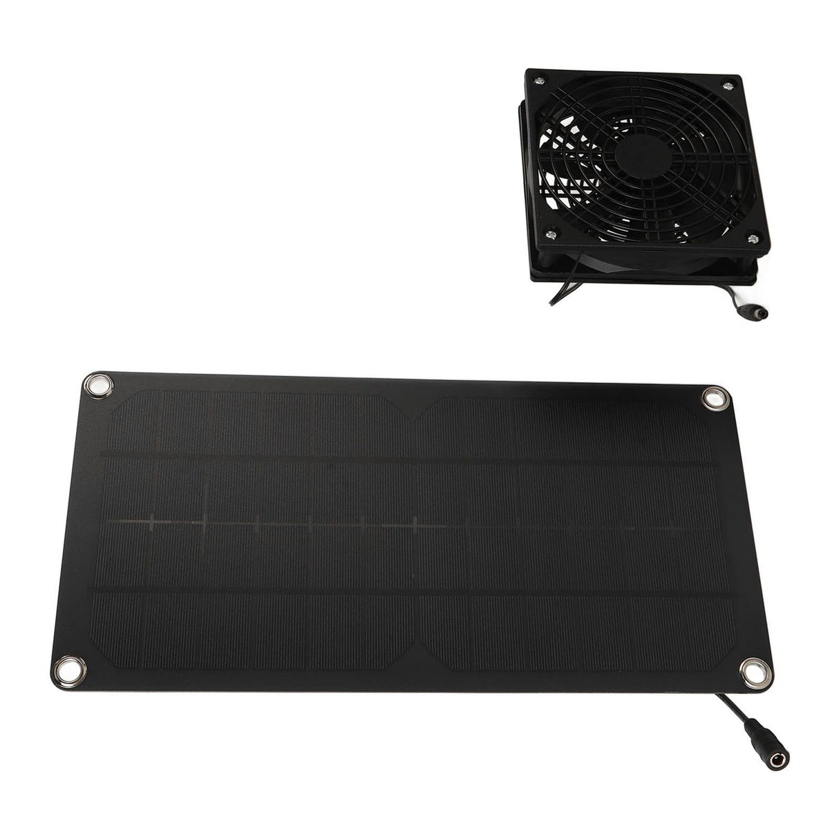 Solar Panel Fan Kit 20W Powered Mini Portable for Greenhouse Chicken Coop Pet House Window Exhaust