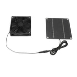 Solar Panel Fan Kit Monocrystalline Silicon 2200RPM Solar Exhaust Fan with Protective Cover for Greenhouse