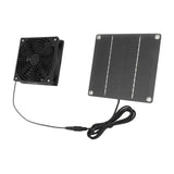 Solar Panel Fan Kit Monocrystalline Silicon 2200RPM Solar Exhaust Fan with Protective Cover for Greenhouse
