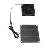 Solar Panel Fan Kit Monocrystalline Silicon 2200RPM Solar Exhaust Fan with Protective Cover for Greenhouse