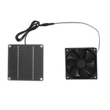 Solar Panel Fan Kit Monocrystalline Silicon 2200RPM Solar Exhaust Fan with Protective Cover for Greenhouse
