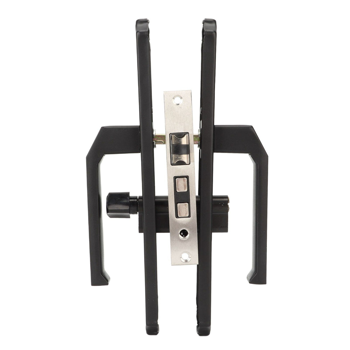 Door Handle Strong Aluminium Alloy Antioxidant Easy Mounting Straight Door Lever with 3 Keys for Repair Replacement