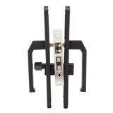 Door Handle Strong Aluminium Alloy Antioxidant Easy Mounting Straight Door Lever with 3 Keys for Repair Replacement