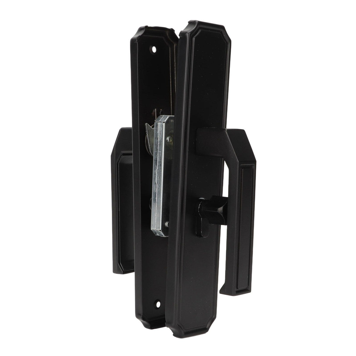 Door Handle Strong Aluminium Alloy Antioxidant Easy Mounting Straight Door Lever with 3 Keys for Repair Replacement
