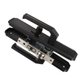 Door Handle Strong Aluminium Alloy Antioxidant Easy Mounting Straight Door Lever with 3 Keys for Repair Replacement - Close-Up Angle