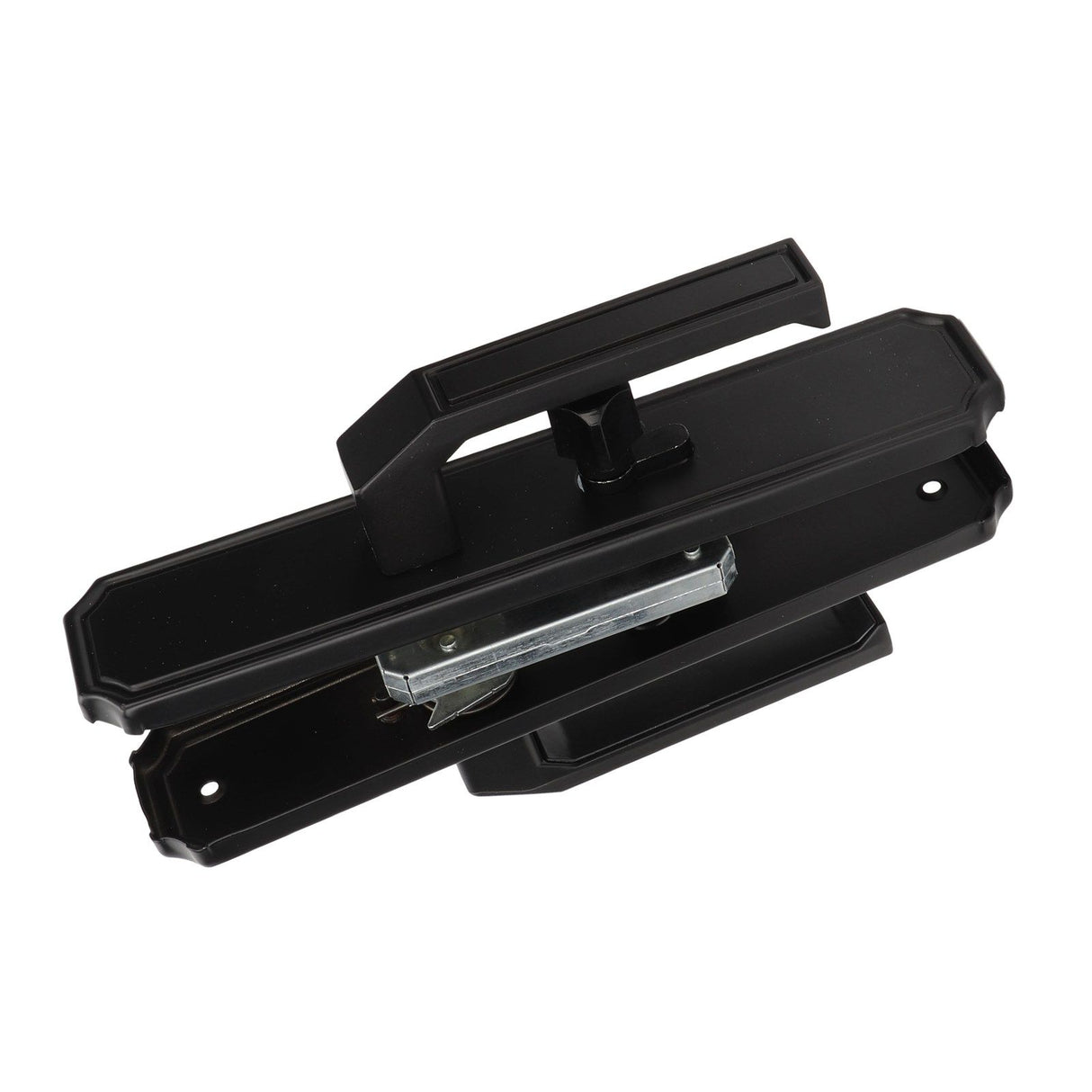 Door Handle Strong Aluminium Alloy Antioxidant Easy Mounting Straight Door Lever with 3 Keys for Repair Replacement