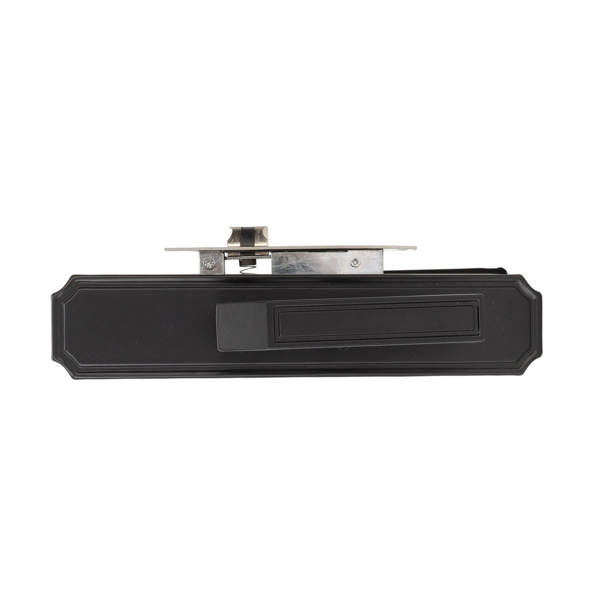 Door Handle Strong Aluminium Alloy Antioxidant Easy Mounting Straight Door Lever with 3 Keys for Repair Replacement