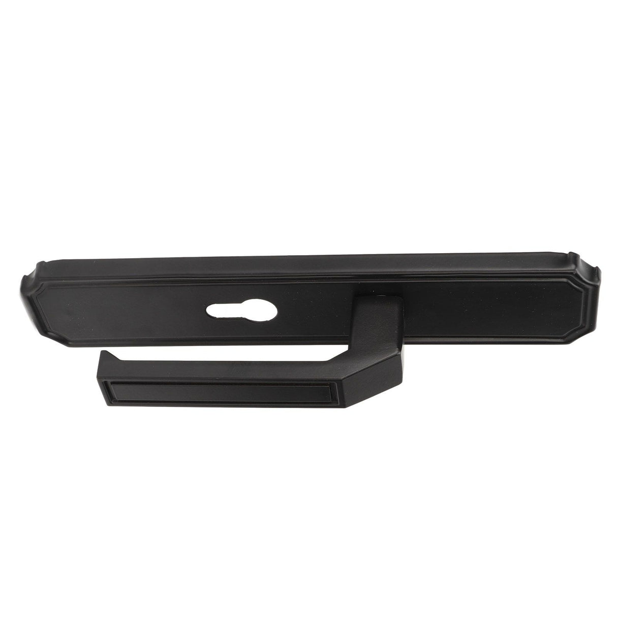 Door Handle Strong Aluminium Alloy Antioxidant Easy Mounting Straight Door Lever with 3 Keys for Repair Replacement