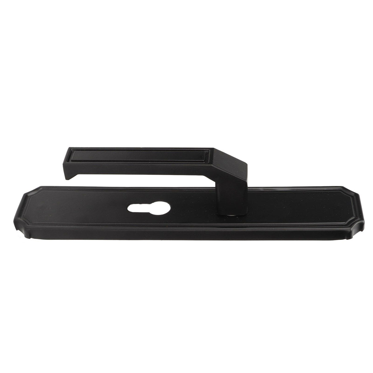 Door Handle Strong Aluminium Alloy Antioxidant Easy Mounting Straight Door Lever with 3 Keys for Repair Replacement