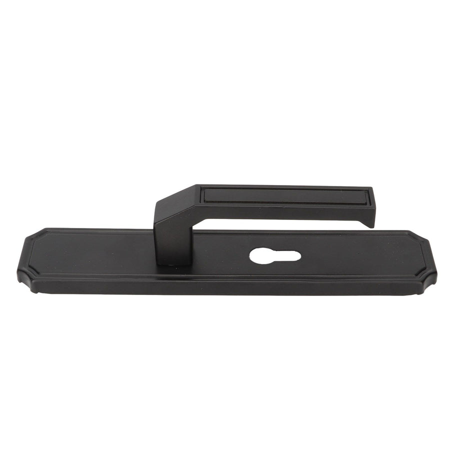 Door Handle Strong Aluminium Alloy Antioxidant Easy Mounting Straight Door Lever with 3 Keys for Repair Replacement