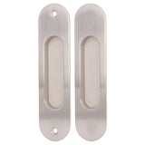 Sliding Door Handles Set Smoothing Surfaces Aluminum Alloy Closet Door Finger Flush Pull