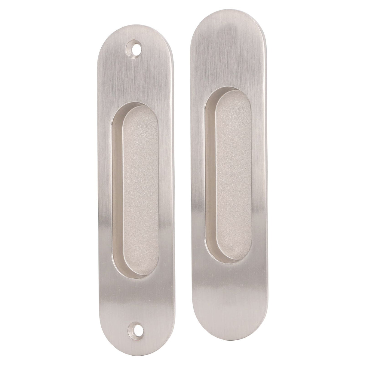 Sliding Door Handles Set Smoothing Surfaces Aluminum Alloy Closet Door Finger Flush Pull
