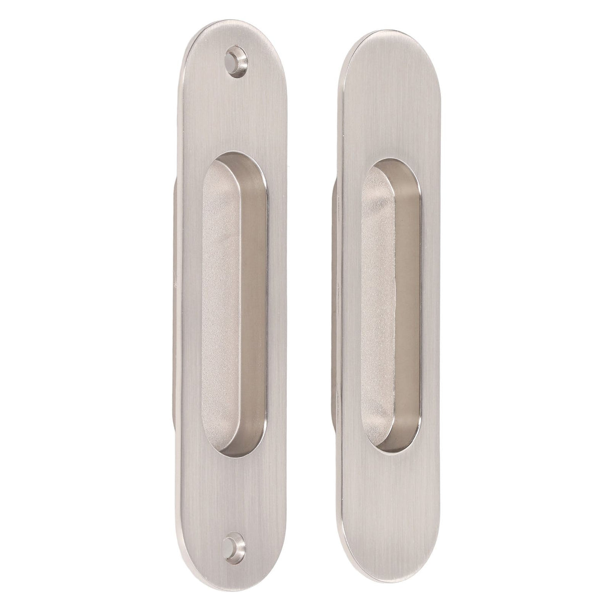 Sliding Door Handles Set Smoothing Surfaces Aluminum Alloy Closet Door Finger Flush Pull