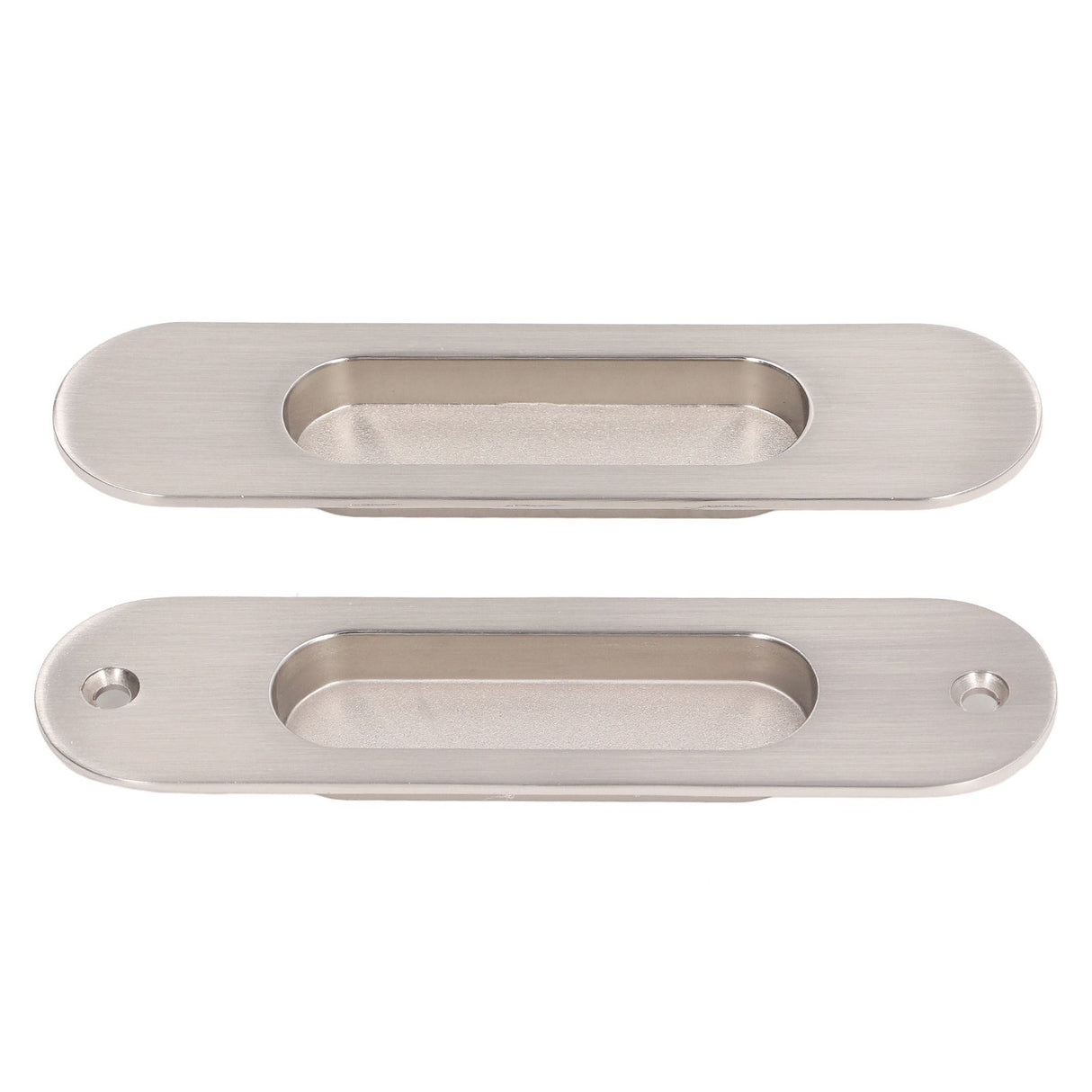 Sliding Door Handles Set Smoothing Surfaces Aluminum Alloy Closet Door Finger Flush Pull