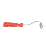 Fiberglass Roller Bubble Paddle Tool Aluminum Alloy Bubble Roller With Plastic Handle Olive Roll Type A - Front View